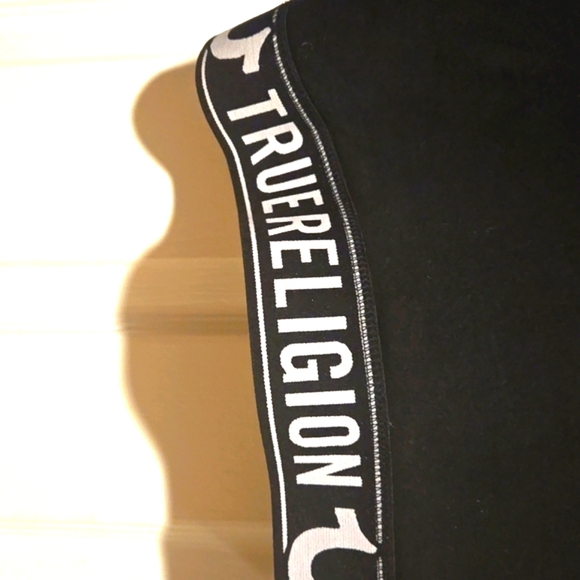 True Religion hooded crop top sweat jacket - Picture 4 of 4